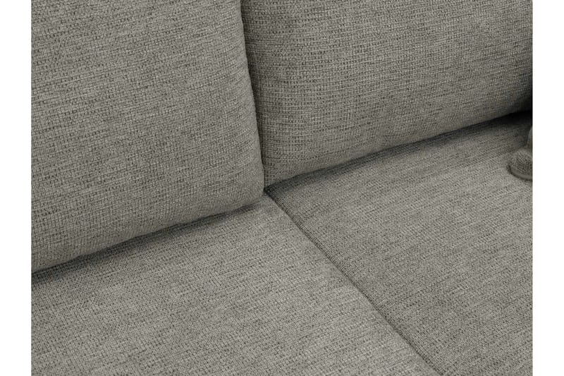 Barile Bäddsoffa Dubbeldivan 4-sits i Plysch - Vit - Products - Möbler - Soffa - Bäddsoffa - U bäddsoffa