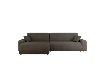 Barile Bäddsoffa med Divan 3-sits i Plysch