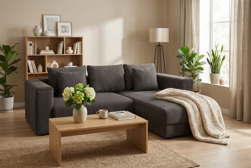 Bergen 3 sits Divan Bäddsoffa med Bäddmadrass i Polyesterskum Vändbar Sommar- & Vintersida och Tvättbar klädsel - Products - Möbler - Soffa - Bäddsoffa - Bäddsoffa divan