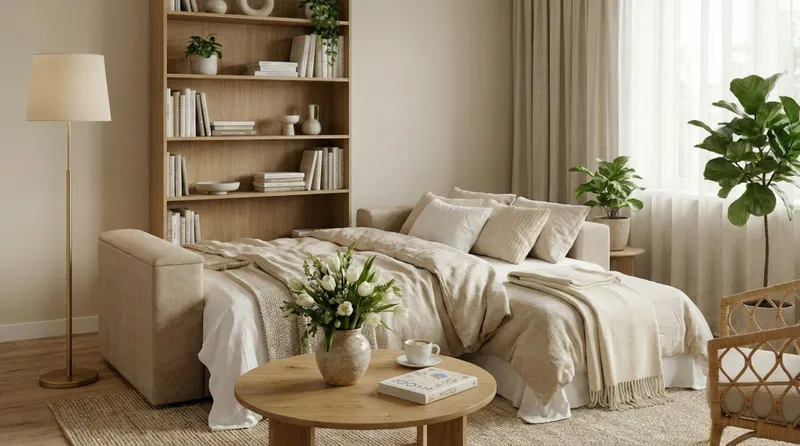 Bergen Extra Djup 3-sits Bäddsoffa med vändbar divan och förvaring - Beige - Products - Möbler - Soffa - Bäddsoffa - Bäddsoffa divan