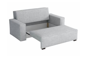 Denegal 2-sits liten bäddsoffa i Tyg - Grå - Products - Möbler - Soffa - Bäddsoffa - 2 sits bäddsoffa