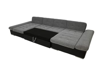 Dewitt Bäddsoffa Dubbeldivan 5-sits - Grå - Products - Möbler - Soffa - Bäddsoffa - U bäddsoffa