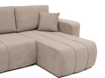 Flo Bäddsoffa Dubbeldivan 4-sits - Vit - Products - Möbler - Soffa - Bäddsoffa - U bäddsoffa