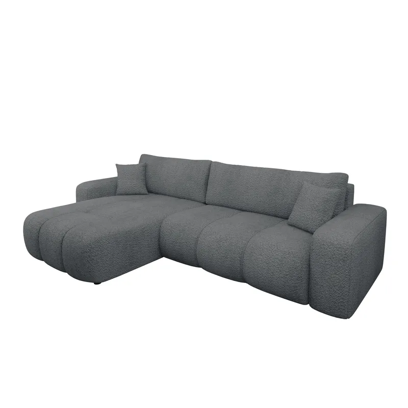 Flo Bäddsoffa med Divan 3-sits, Grå