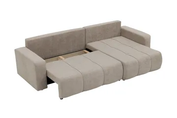 Flo Bäddsoffa med Divan 3-sits - Grå - Products - Möbler - Soffa - Bäddsoffa - Bäddsoffa divan