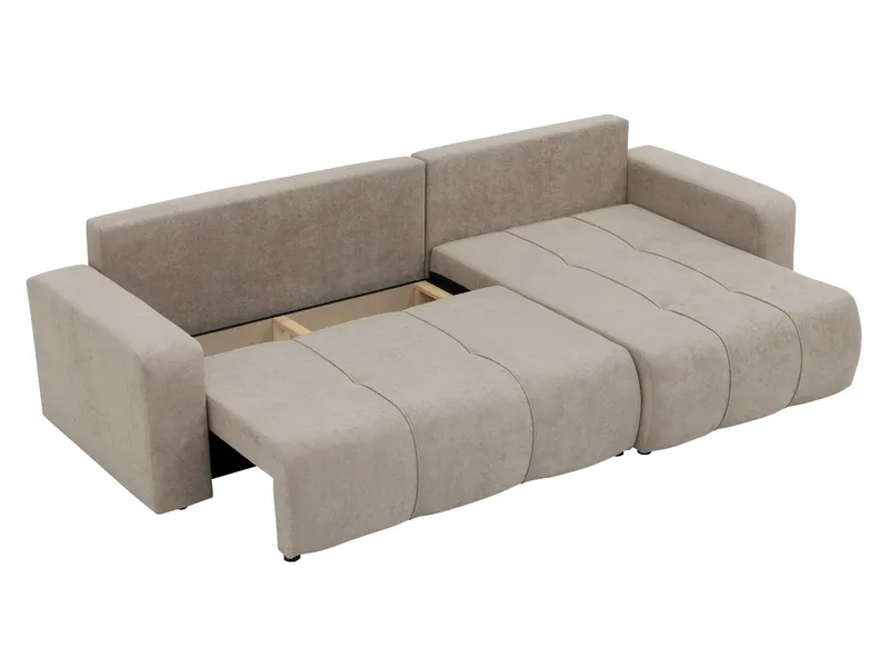 Flo Bäddsoffa med Divan 3-sits - Grön - Products - Möbler - Soffa - Bäddsoffa - Bäddsoffa divan