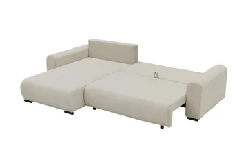 Handda Bäddsoffa med Divan 3-sits i Bouclé - Rosa - Products - Möbler - Soffa - Bäddsoffa - Bäddsoffa divan