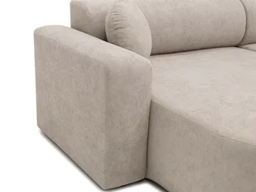 Hanish Bäddsoffa Dubbeldivan 5-sits - Grå - Products - Möbler - Soffa - Bäddsoffa - U bäddsoffa