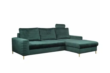 Kintore 3-sits Hörnbäddsoffa Dark green - Products - Möbler - Soffa - Bäddsoffa - Hörnbäddsoffa