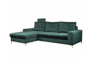 Kintore 3-sits Hörnbäddsoffa Green - Products - Möbler - Soffa - Bäddsoffa - Bäddsoffa divan