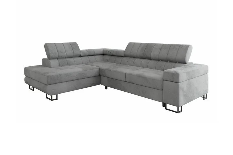 Kintore 3-sits Hörnbäddsoffa Ljusgrå