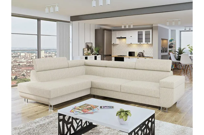 Kintore 3-sits Hörnbäddsoffa - Products - Möbler - Soffa - Bäddsoffa - Hörnbäddsoffa