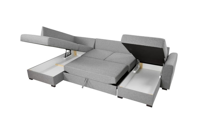 Kintore 4-sits Hörnbäddsoffa White - Products - Möbler - Soffa - Bäddsoffa - Hörnbäddsoffa