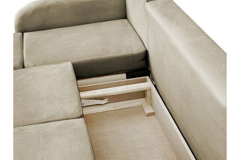 Knocklong 3-sits Hörnbäddsoffa beige - Products - Möbler - Soffa - Bäddsoffa - Bäddsoffa divan