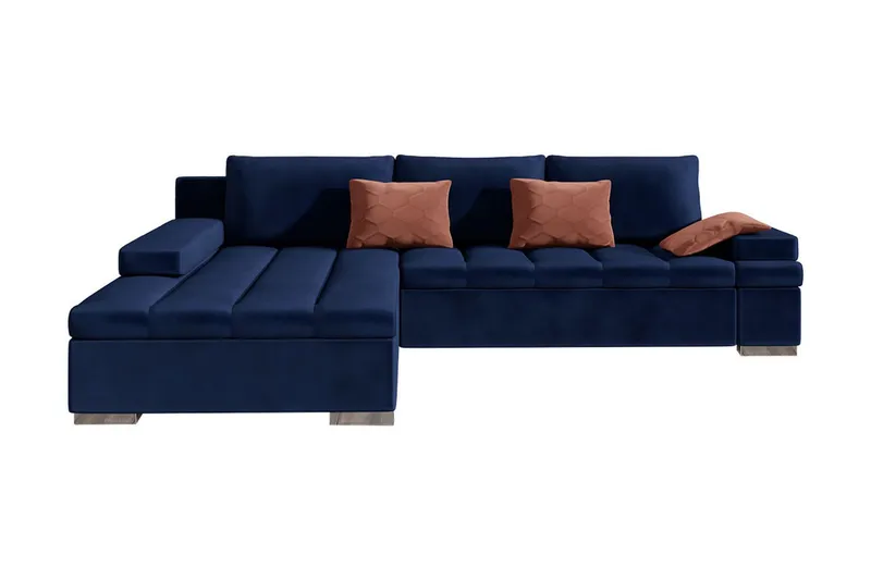 Naoma 4-sits Bäddsoffa Vänster, Blå