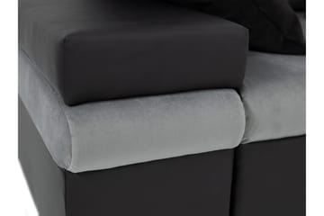 Naoma Bäddsoffa m. Divan 3-sits - Svart - Products - Möbler - Soffa - Bäddsoffa - Bäddsoffa divan