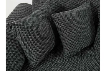 Niko U-Bäddsoffa 350x205x76 cm Divan Höger - Mörkgrå - Products - Möbler - Soffa - Bäddsoffa - Bäddsoffa divan