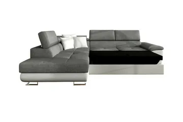 Reginia 3-sits Hörnbäddsoffa Ljusgrå - Products - Möbler - Soffa - Bäddsoffa - Hörnbäddsoffa