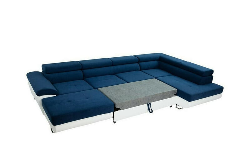 Reginia 4-sits Hörnbäddsoffa 375 cm Dark blue - Products - Möbler - Soffa - Bäddsoffa - Bäddsoffa divan