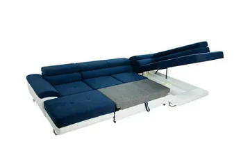 Reginia 4-sits Hörnbäddsoffa 375 cm Dark blue - Products - Möbler - Soffa - Bäddsoffa - Bäddsoffa divan