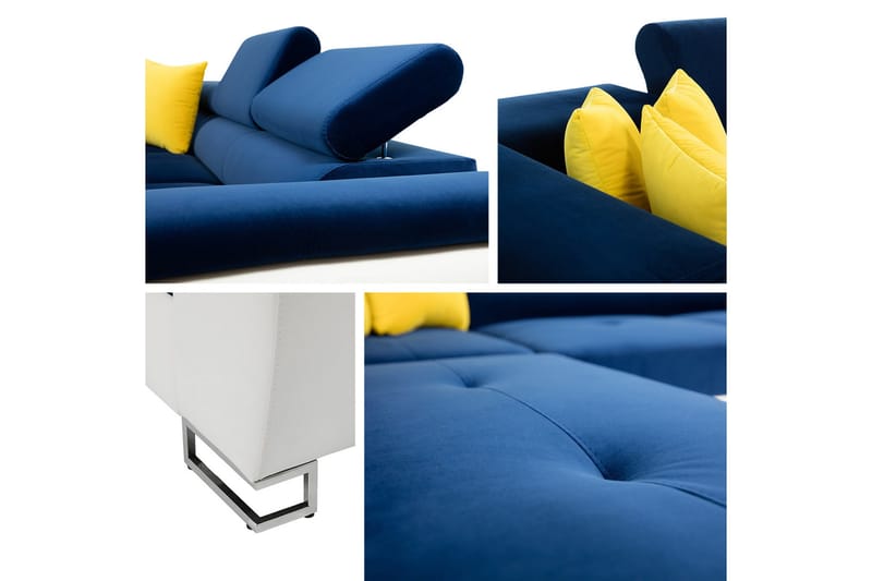 Reginia Bäddsoffa m. Schäslong L-formad - Products - Möbler - Soffa - Bäddsoffa - Bäddsoffa längsbäddad