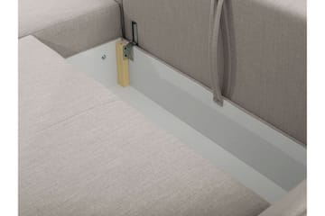 Staffin 3-sits Hörnbäddsoffa Pink - Products - Möbler - Soffa - Bäddsoffa - Bäddsoffa divan