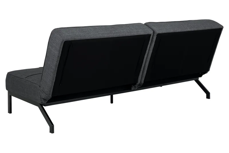 Stefan 2-sits Bäddsoffa - Grå - Products - Möbler - Soffa - Bäddsoffa - Bäddsoffa längsbäddad