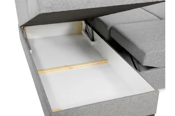 Taberk Bäddsoffa med Divan och Schäslong 5-sits - Gul - Products - Möbler - Soffa - Bäddsoffa - Bäddsoffa divan