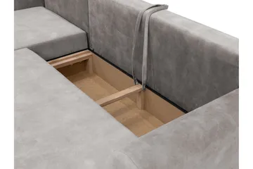 Tacon Bäddsoffa m. Divan 3-sits - Vit/Svart - Products - Möbler - Soffa - Bäddsoffa - Bäddsoffa divan