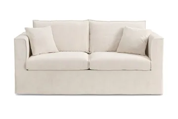 Polyeterskum Mjuk/Medium Vändbar - Beige/Vit