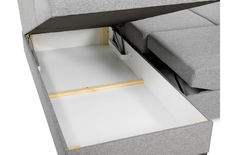 Wilma 6-sits Bäddsoffa - Mörkgrå/Svart - Products - Möbler - Soffa - Bäddsoffa - Bäddsoffa längsbäddad