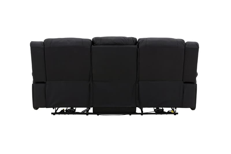Reclinersoffa med hörn Comfort Living Singapore Reclinersoffa 3 sits Konstläder Black - Products - Möbler - Soffa - Biosoffa & reclinersoffa - 3 sits biosoffa & reclinersoffa