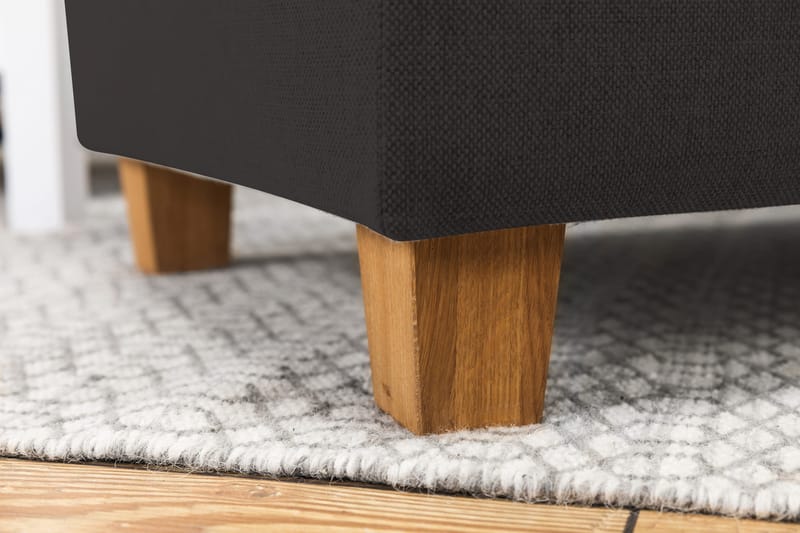 Crazy 5-sits V änstervänd U-formad X-Large Soffa med Divan och Schäslong i Tyg - Antracit - Products - Möbler - Soffa - U-soffa