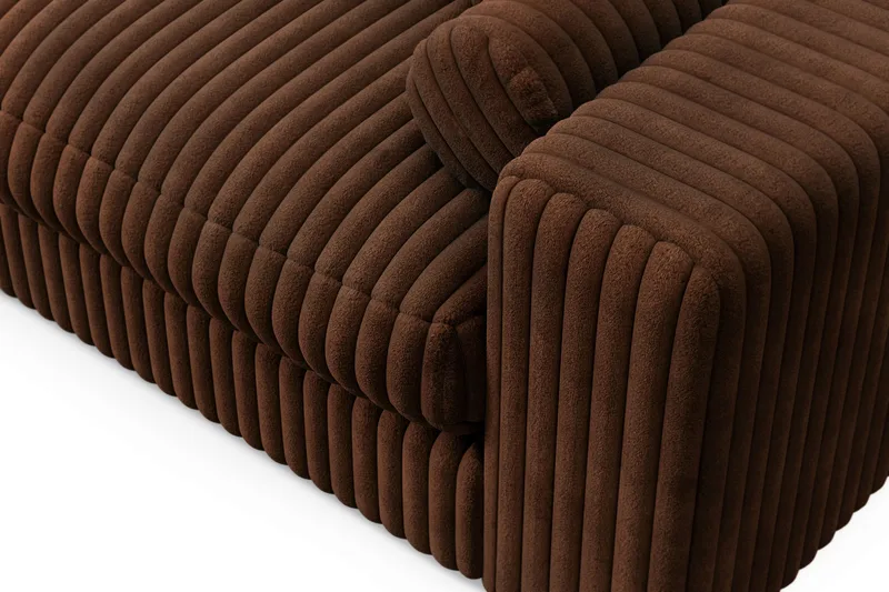 Arken Lyx 4-sits Vändbar L-formad Djup Divansoffa i Manchester - Mörkbrun - Products - Möbler - Soffa - Divansoffa & schäslongsoffa - 4 sits soffa med divan