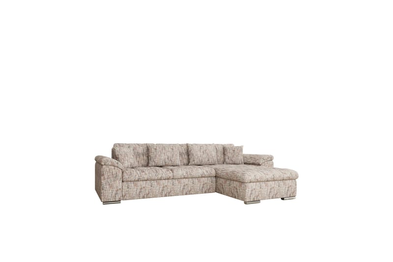 Camior Soffa med Divan 3-sits - Flerfärgad/Beige - Products - Möbler - Soffa - Divansoffa & schäslongsoffa - 3 sits soffa med divan
