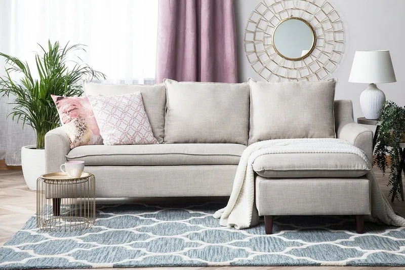 Elvenes Divansoffa 206 cm, Beige