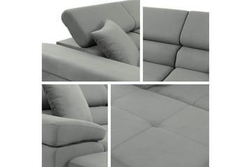 Gabina Soffa med Divan 3-sits - Beige - Products - Möbler - Soffa - Divansoffa & schäslongsoffa - 3 sits soffa med divan