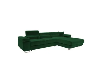 Gabina Soffa med Divan 3-sits, Grön