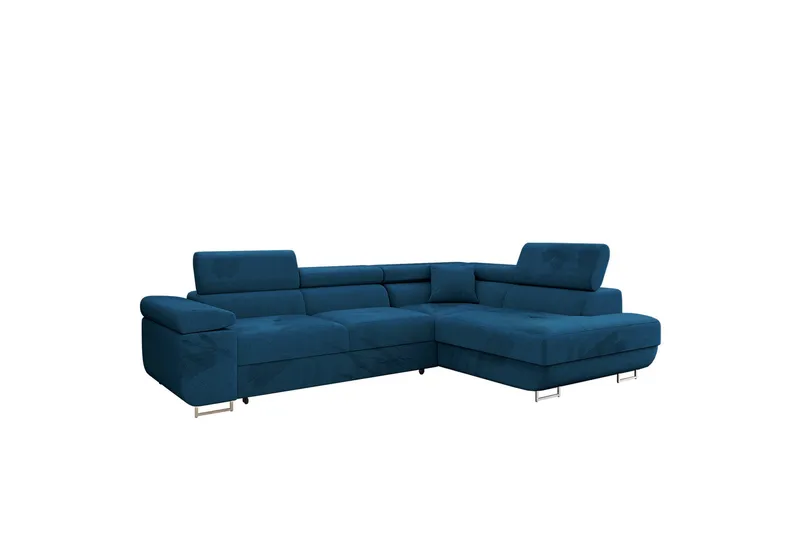 Gabina Soffa med Schäslong 3-sits, Blå