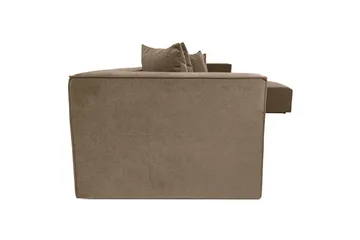 Gregor Soffa med Divan 4-sits - Brun - Products - Möbler - Soffa - Divansoffa & schäslongsoffa - 4 sits soffa med divan