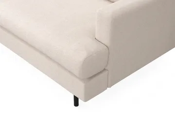 Menard Compact 4-sits Vänstervänd L-formad Schäslongsoffa i Tyg - Beige - Products - Möbler - Soffa - Divansoffa & schäslongsoffa - 4 sits soffa med divan