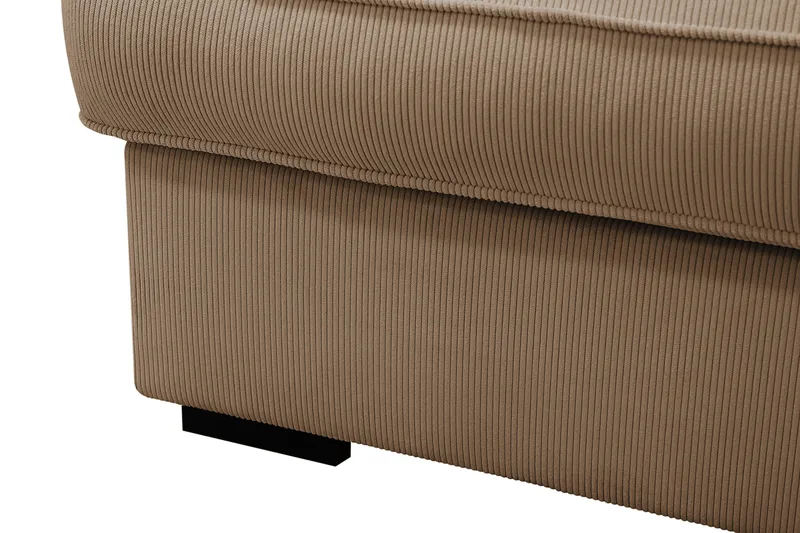 Rossita Lyx 4-sits Extra djup Soffa med Schäslong Höger - Brun Manchester - Products - Möbler - Soffa - Divansoffa & schäslongsoffa - 4 sits soffa med divan