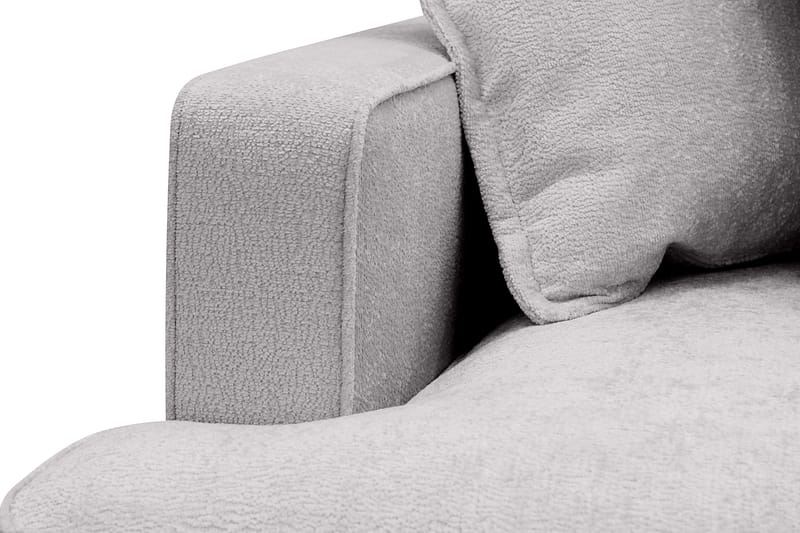 Rossita Lyx 4-sits Extra djup Soffa med Schäslong Höger - Grå Chenille - Products - Möbler - Soffa - Divansoffa & schäslongsoffa - 4 sits soffa med divan