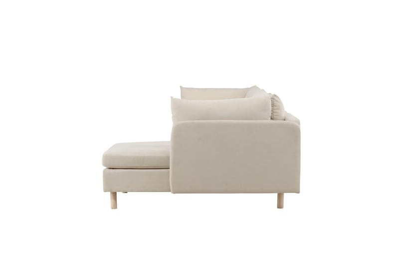 Zero Soffa m. Divan 3-sits - Beige - Products - Möbler - Soffa - Divansoffa & schäslongsoffa - 3 sits soffa med divan