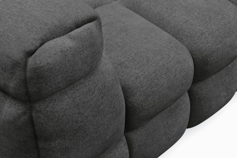 Elise 3-sits Bubblig Soffa - Mörkgrå - Products - Möbler - Soffa - 3 sits soffa