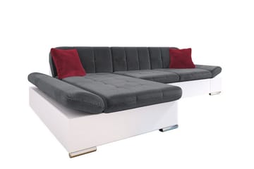 Kintore 3-sits Hörnsoffa White/Grey - Products - Möbler - Soffa - Skinnsoffa