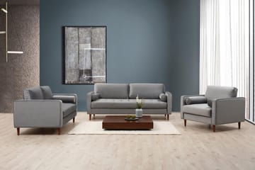 Mirrilnesh Soffa 3-sits - Ljusgrå - Products - Möbler - Soffa - 3 sits soffa