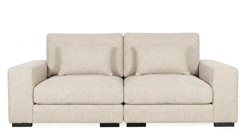 Dubai 2-sits soffa Extra Djup i Chenille, Beige