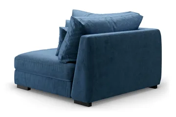 Dubai Hörnmodul Sammet Extra Djup - Blå - Products - Möbler - Soffa - Modulsoffa - Hörnmodul