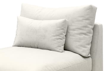 Dubai Mittmodul Sammet - Vit - Products - Möbler - Soffa - Modulsoffa - Mittmodul